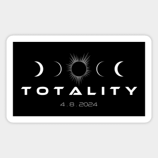 Total Solar Eclipse Moon Sun Totality Phases Magnet